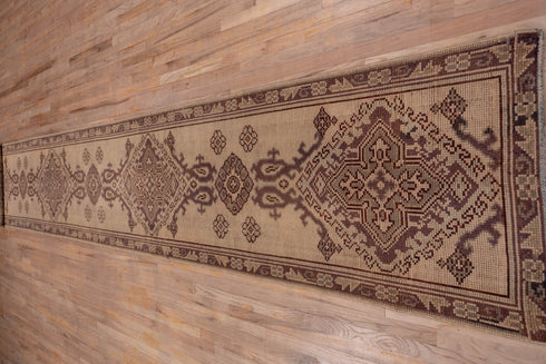 Antique Oushak Runner Rug (2' x 18')